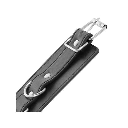 Esposas Cuero Tobillos Ajustables Negro