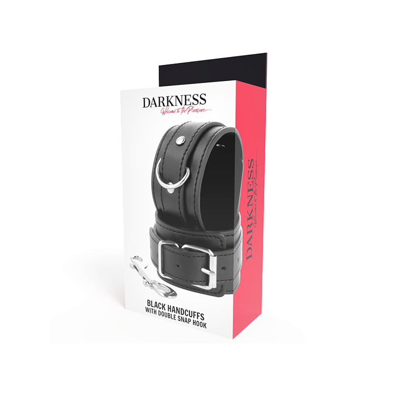 Esposas Ajustables Negro Con Doble Cinta Refuerzo