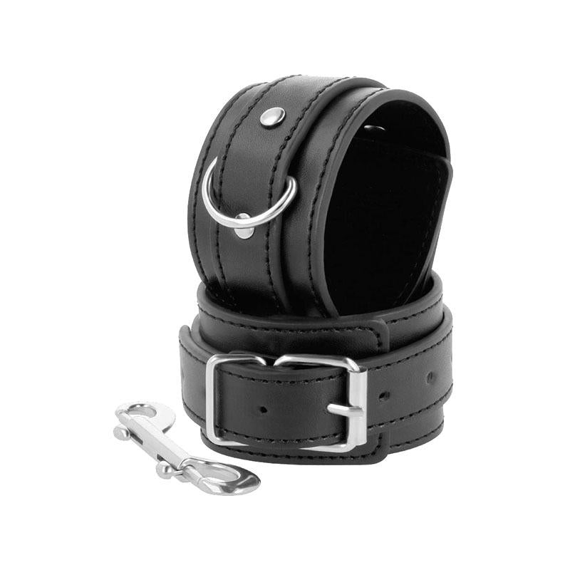 Esposas Ajustables Negro Con Doble Cinta Refuerzo