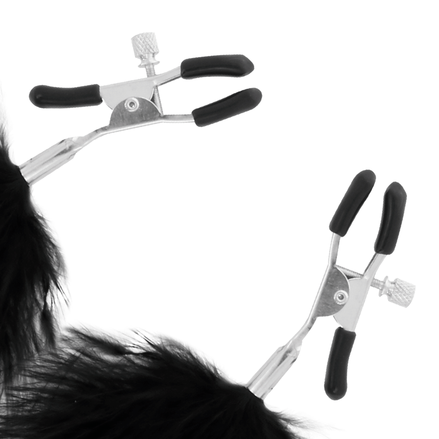 Pinzas Para Pezones Con Pompones 2