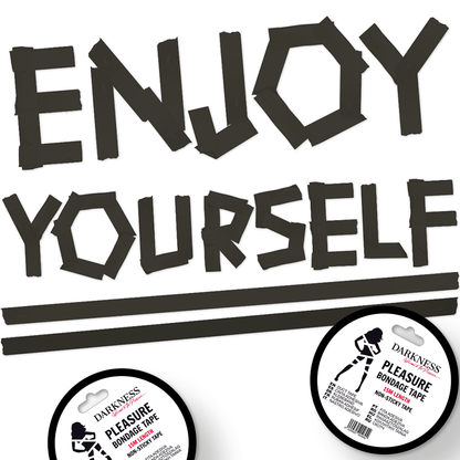 Cinta Para Bondage Negro No Pegajosa 15M