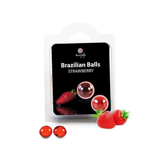 Lubricante Brazilian Balls Fresas