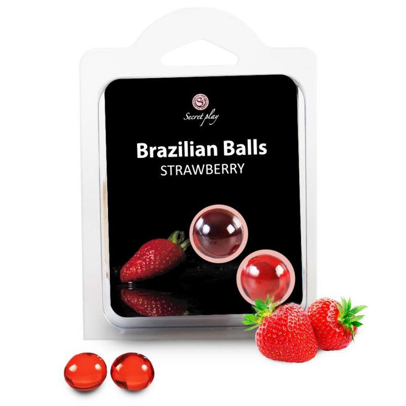 Lubricante Brazilian Balls Fresas