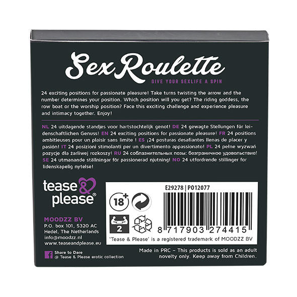 Ruleta Sexual Kamasutra