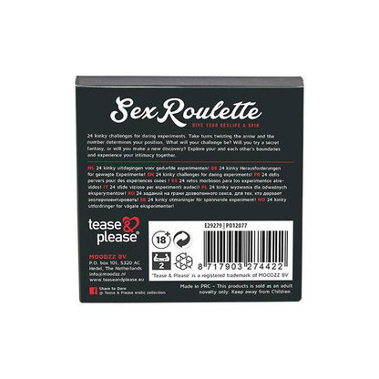 Juego Ruleta Sexual Pervertida