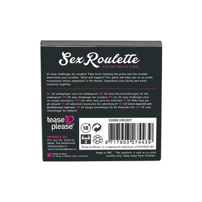 Juego Ruleta Sexual Amor Y Matrimonio