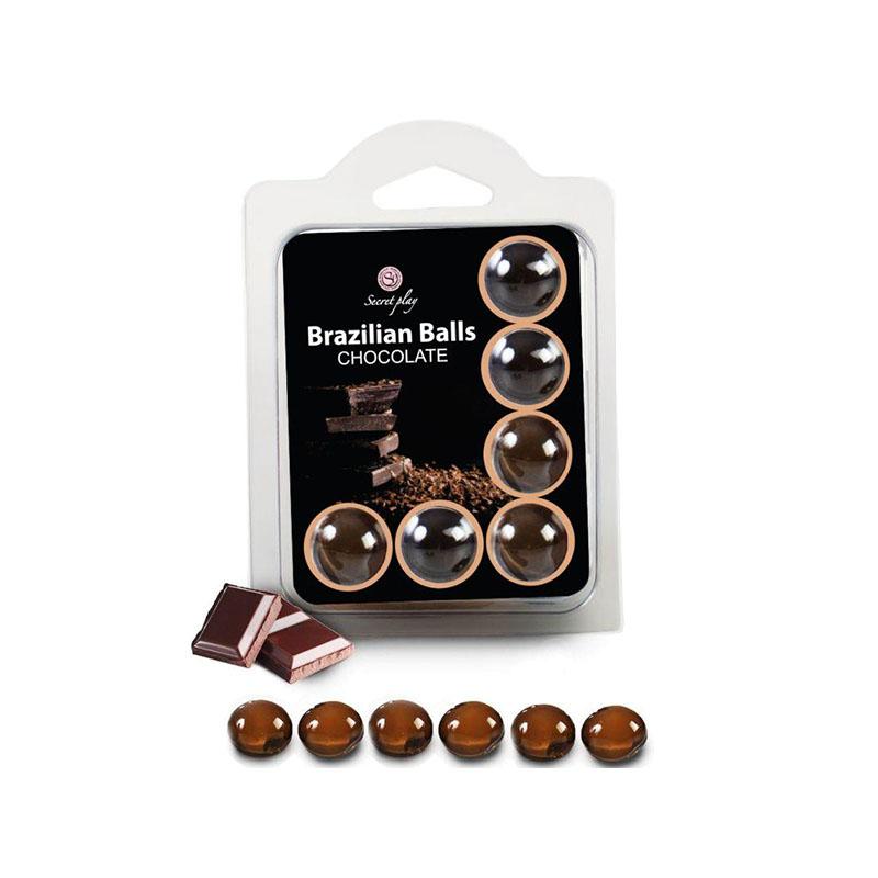 Lubricante Brazilians Balls Chocolate