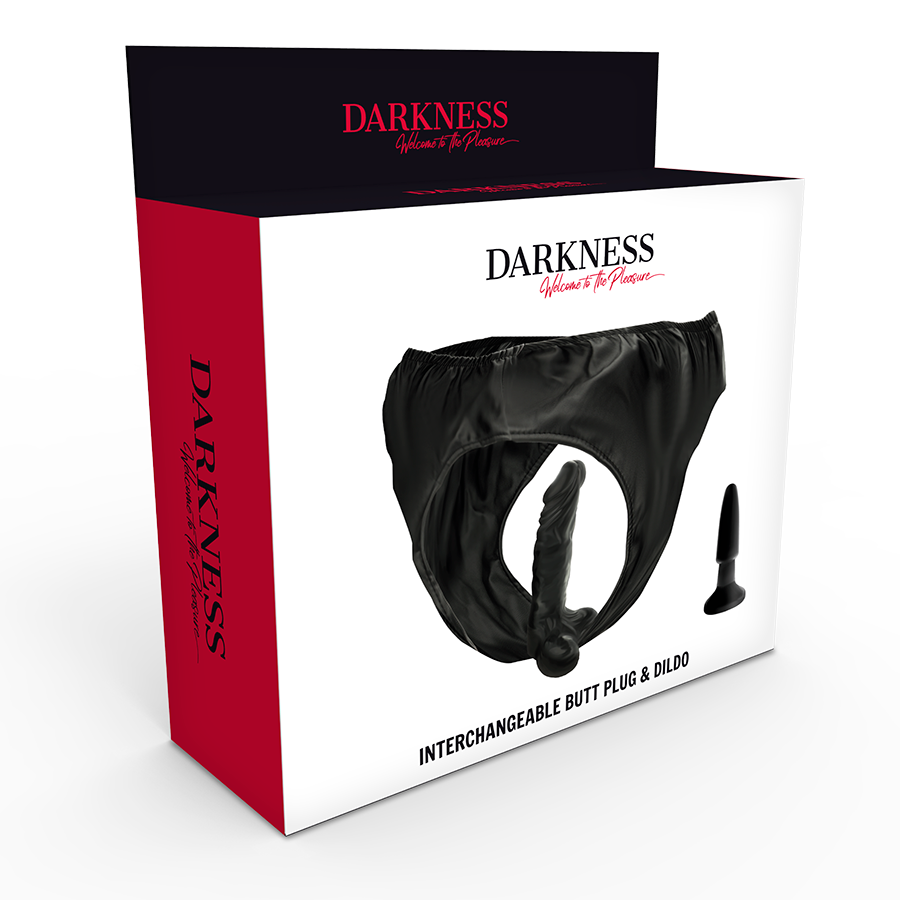 Pantie Con Dildo & Plug Intercambiable
