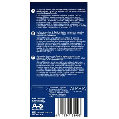 Preservativos Control Nature 12 Uds
