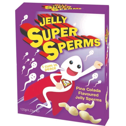 Jelly Super Sperm Gominolas Forma Esperma 120 Gr