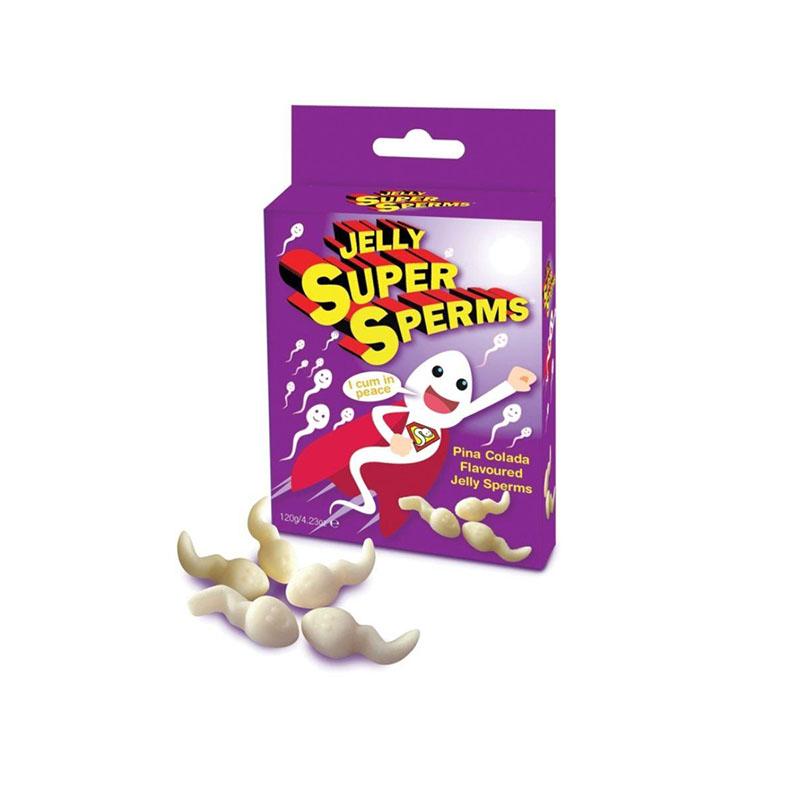 Jelly Super Sperm Gominolas Forma Esperma 120 Gr