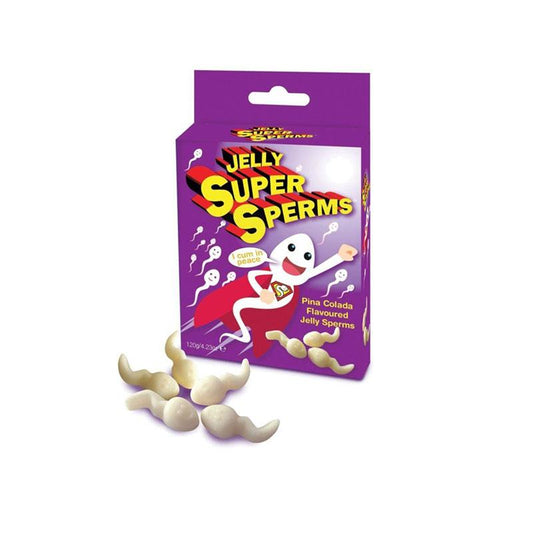 Jelly Super Sperm Gominolas Forma Esperma 120 Gr