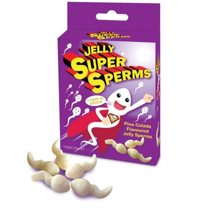 Jelly Super Sperm Gominolas Forma Esperma 120 Gr