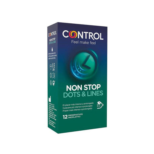 Preservativos Control Nonstop Puntos Y Estrias 12 Uds