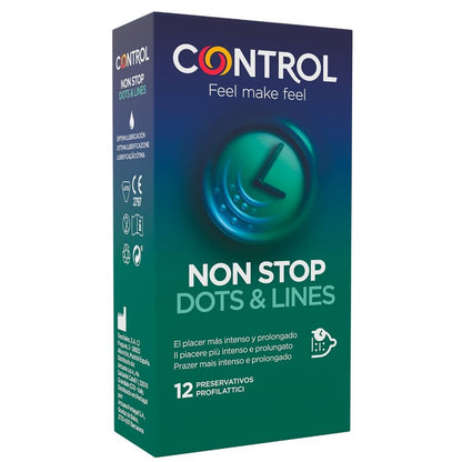 Preservativos Control Nonstop Puntos Y Estrias 12 Uds