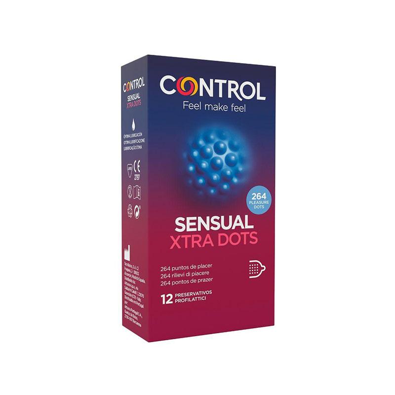 Preservativos Control Xtra Dots 12 Uds