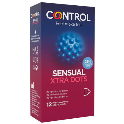 Preservativos Control Xtra Dots 12 Uds