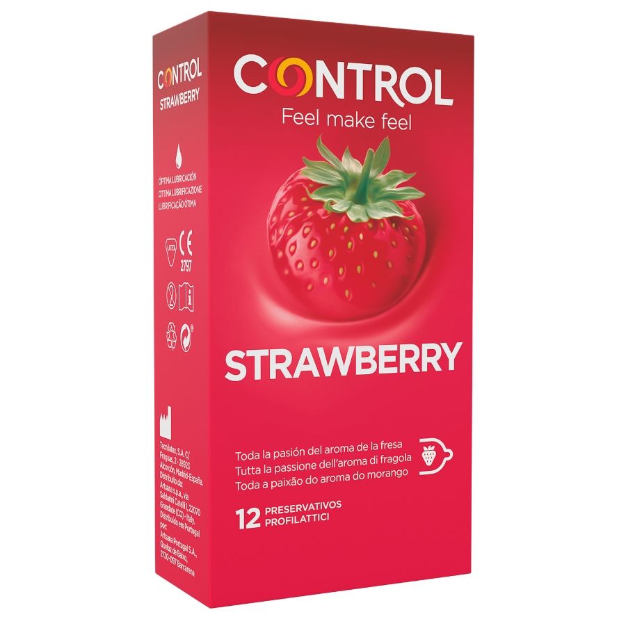 Preservativos Control Adapta Fresa 12 Uds