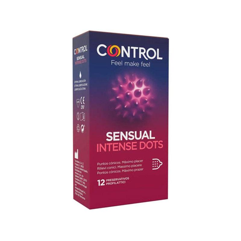 Preservativos Control Spike Con Puntos Conicos 12 Uds