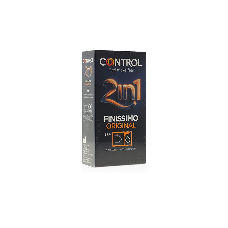 Preservativos Control Duo Finisimo + Lubricante 6 Uds