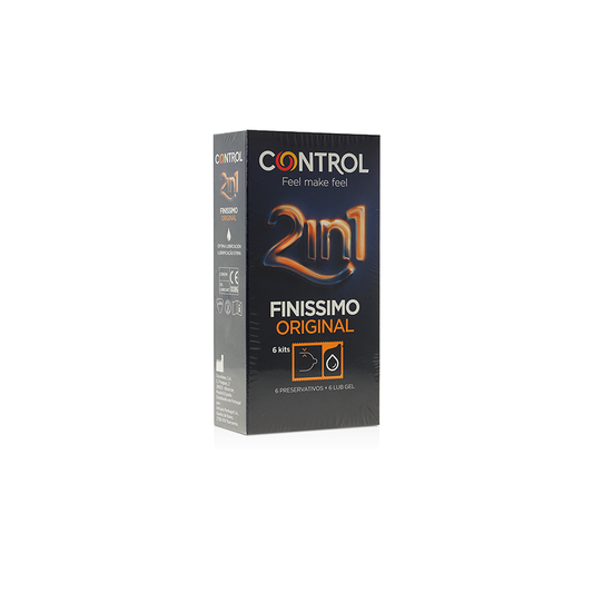 Preservativos Control Duo Finisimo + Lubricante 6 Uds