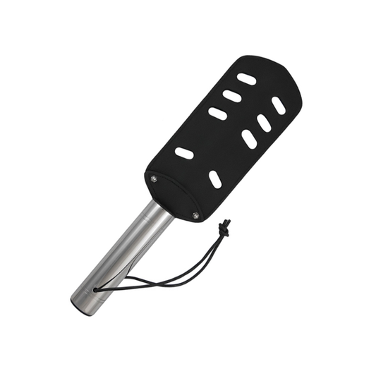 Pala Metal y Cuero con Agujeros