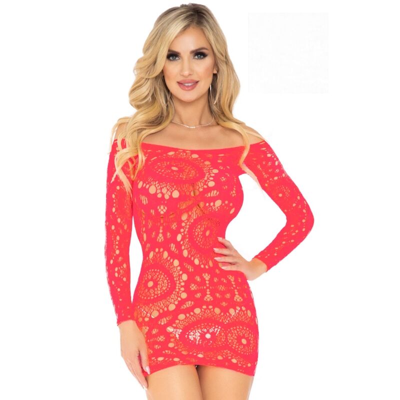 Vestido Ganchillo Manga Larga