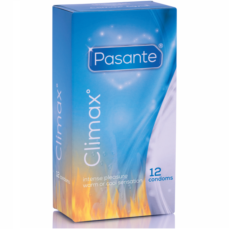 Preservativos Pasante Climax Efecto Calor/Frio 12 Uds