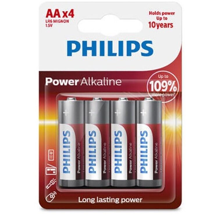 Pila Alcalina AA LR6 - Blister 4Uds