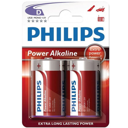 Pila Alcalina D LR20 - Blister 2Uds