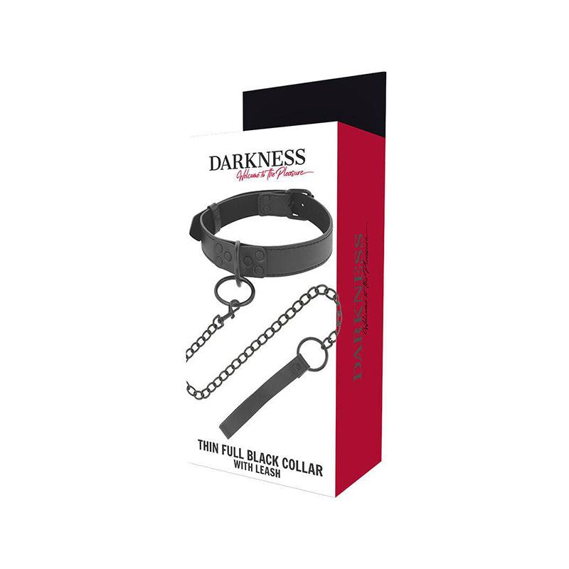 Collar Con Cadena Negro