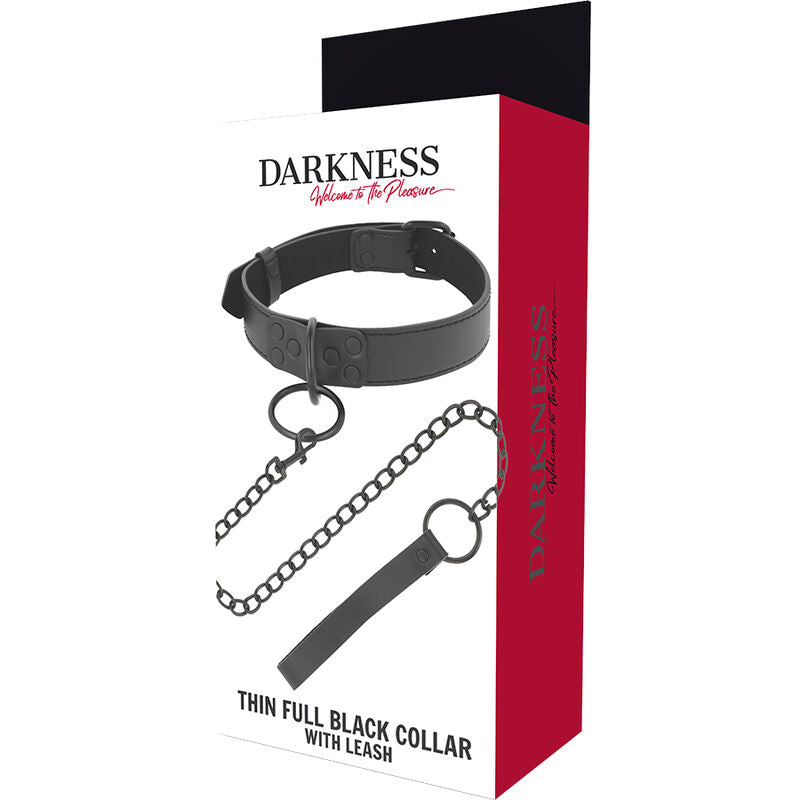 Collar Con Cadena Negro
