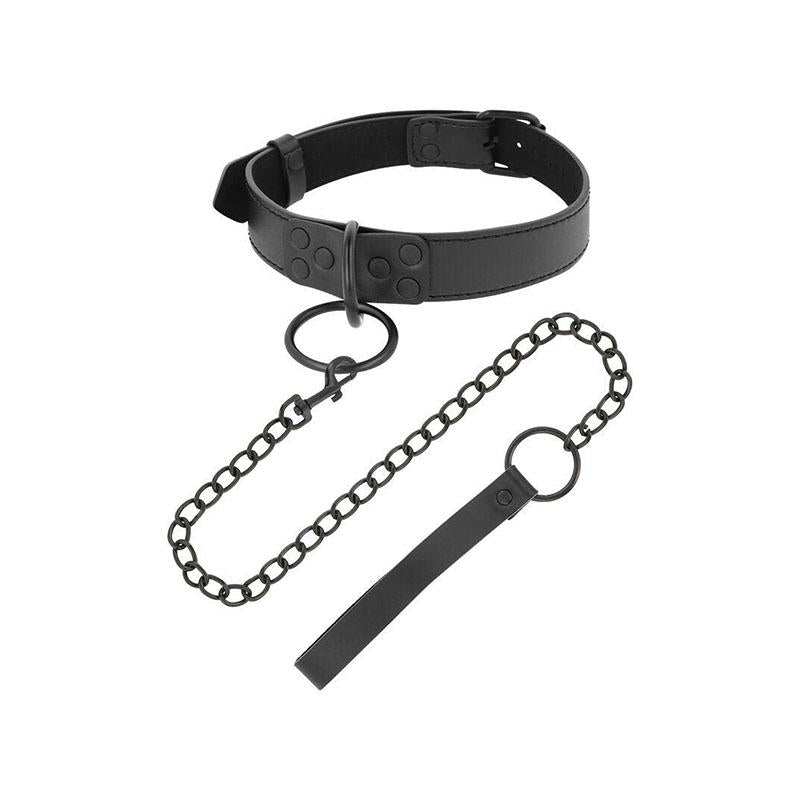 Collar Con Cadena Negro