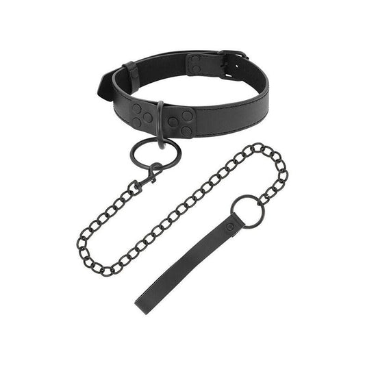 Collar Con Cadena Negro