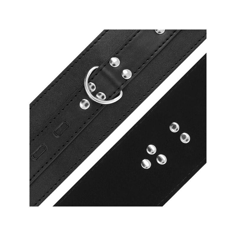 Esposas Leather Negro