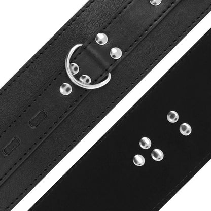 Esposas Leather Negro