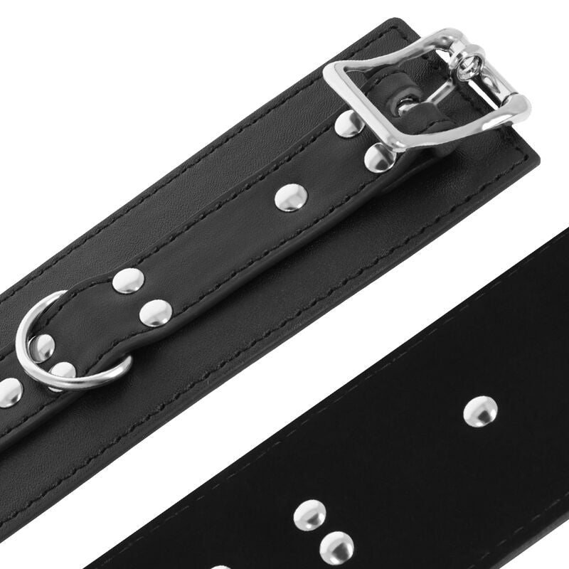 Esposas Leather Negro