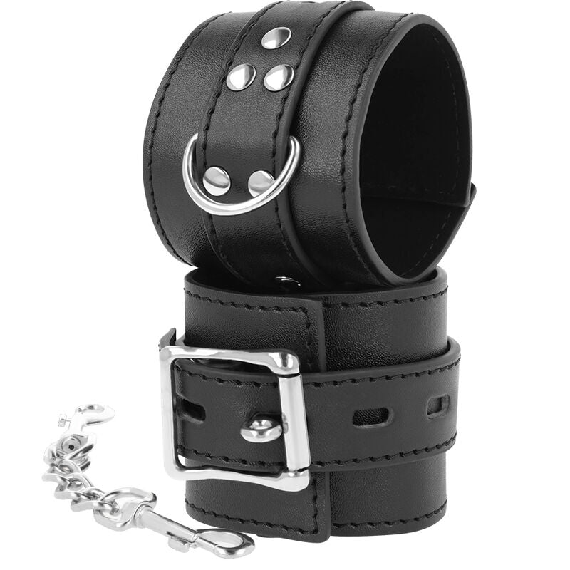 Esposas Leather Negro