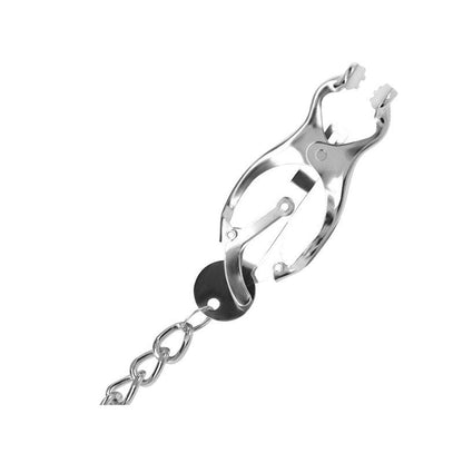 Abrazadera Pezones Metal Con Cadena