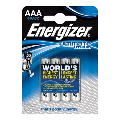 Pila Alcalina AAA L92 LR03 1,5V - Blister 4Uds