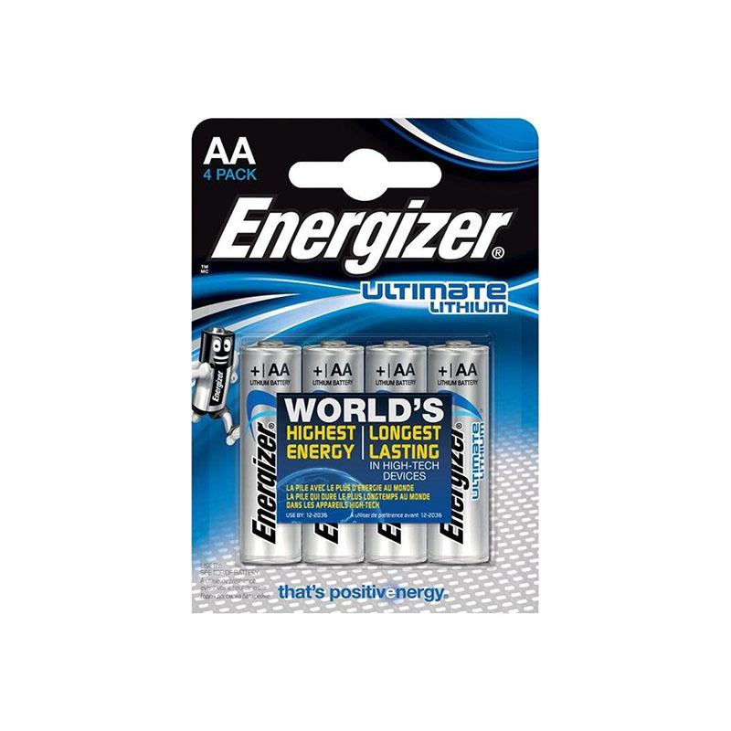 Pila Alcalina AA L91 LR6 1,5V - Blister 4Uds