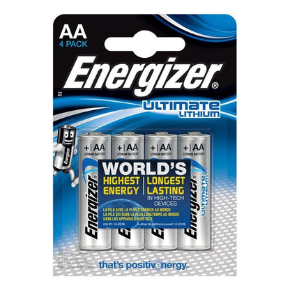 Pila Alcalina AA L91 LR6 1,5V - Blister 4Uds