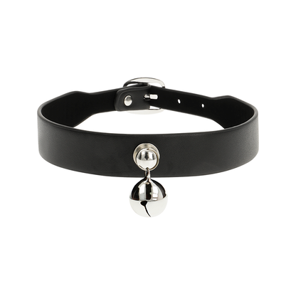 Collar Cuero Vegano Accesorio Woman Cascabel