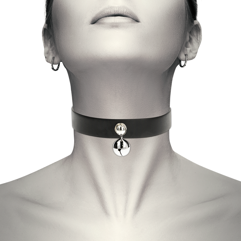 Collar Cuero Vegano Accesorio Woman Cascabel