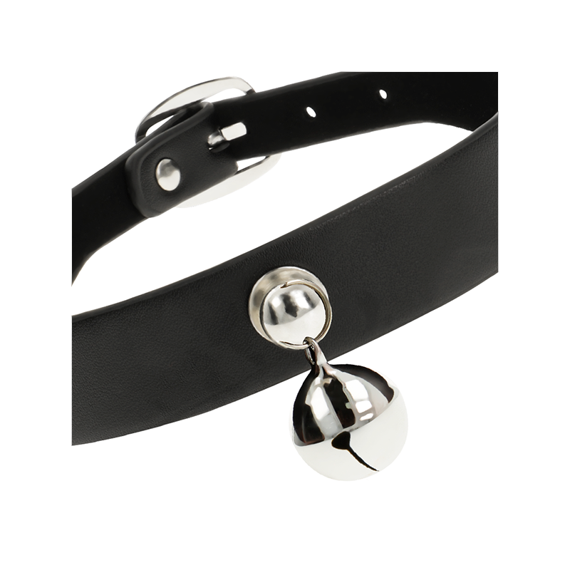 Collar Cuero Vegano Accesorio Woman Cascabel