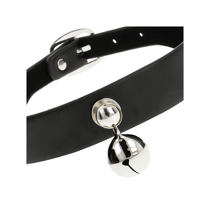 Collar Cuero Vegano Accesorio Woman Cascabel