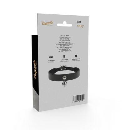 Collar Cuero Vegano Accesorio Woman Cascabel