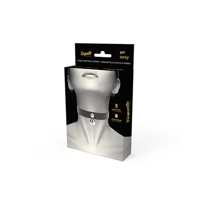 Collar Cuero Vegano Accesorio Woman Cascabel