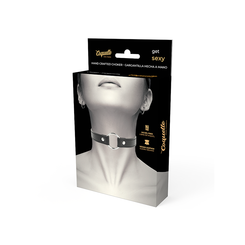 Collar Cuero Vegano Accesorio Woman