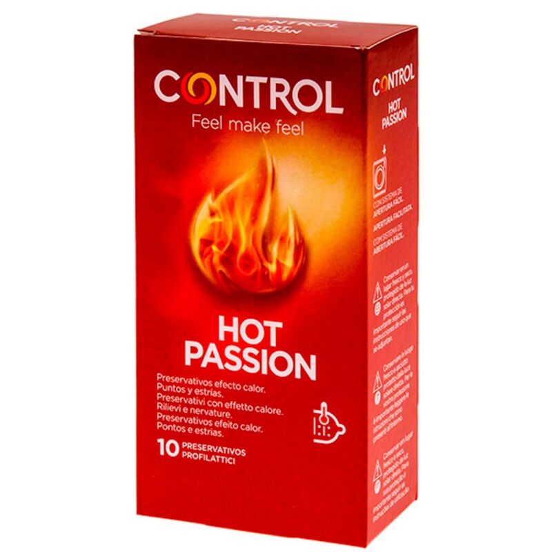 Preservativos Control Hot Passion Efecto Calor 10 Uds